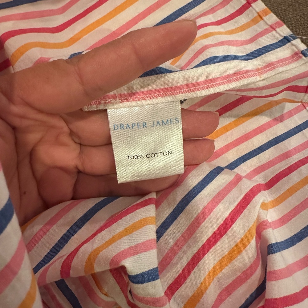 Draper James Kimberly Smocked Striped Midi Dress - Picture 9 of 13